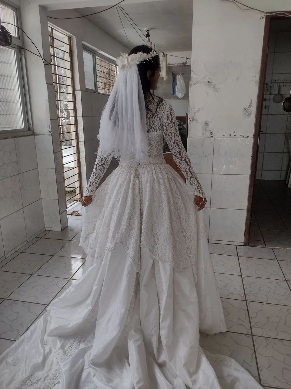 Vestido de noiva completo - Foto 5
