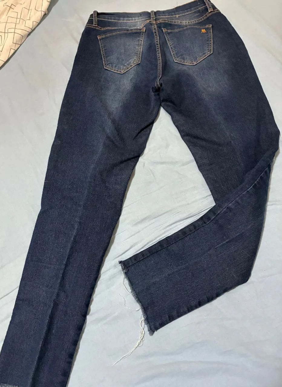 calça jeans polo wear azul 42 