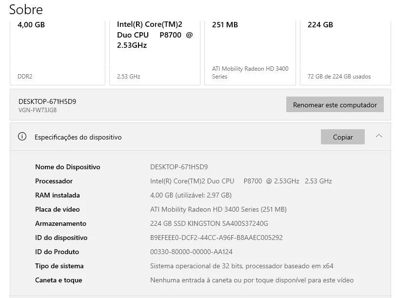 NOTEBOOK SONY VAIO 17 POLEGADAS E SSD DE 256 GB - Foto 3