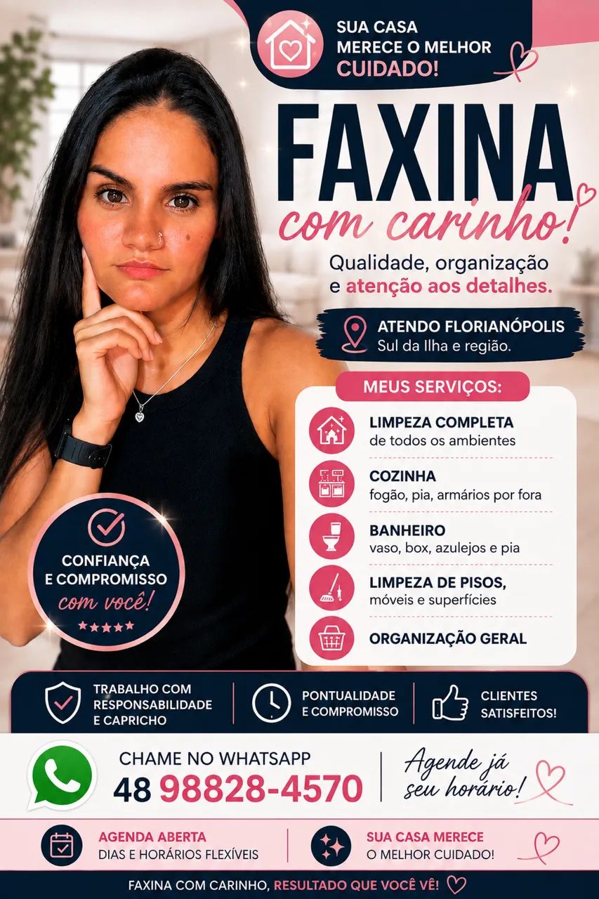 Faxina , diarista empresa e Arbienb