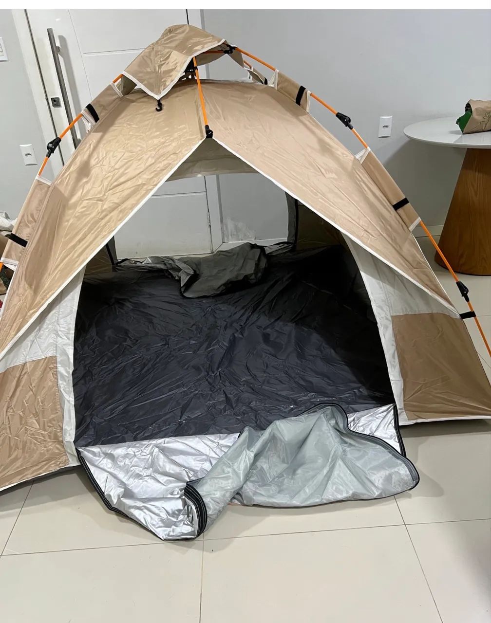 Barraca -  4 Pessoas 210x210cm Ventilada Impermeável 1500mm