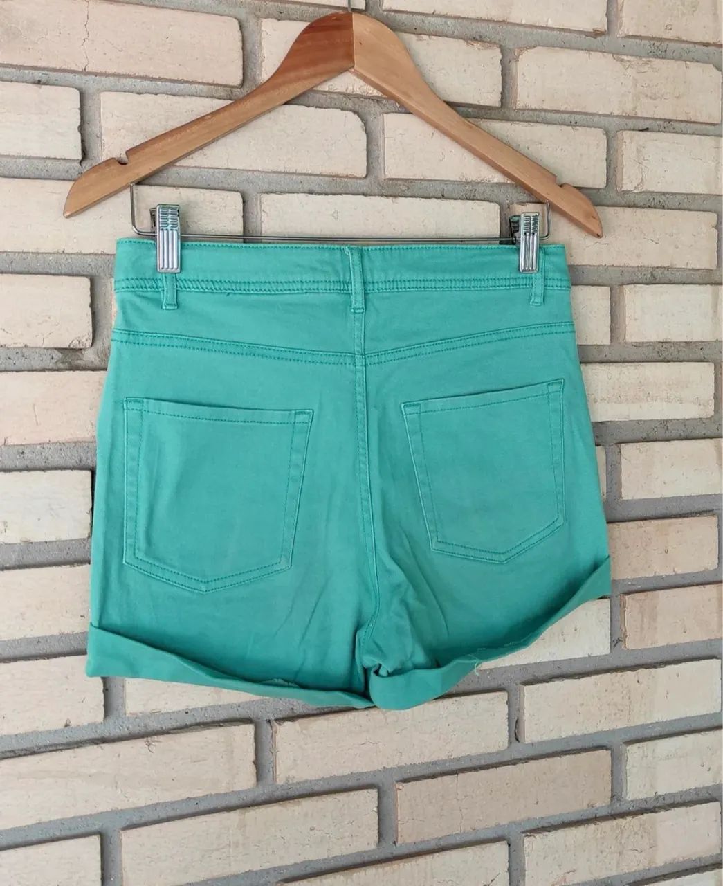 Short jeans verde Vienna  - Foto 4