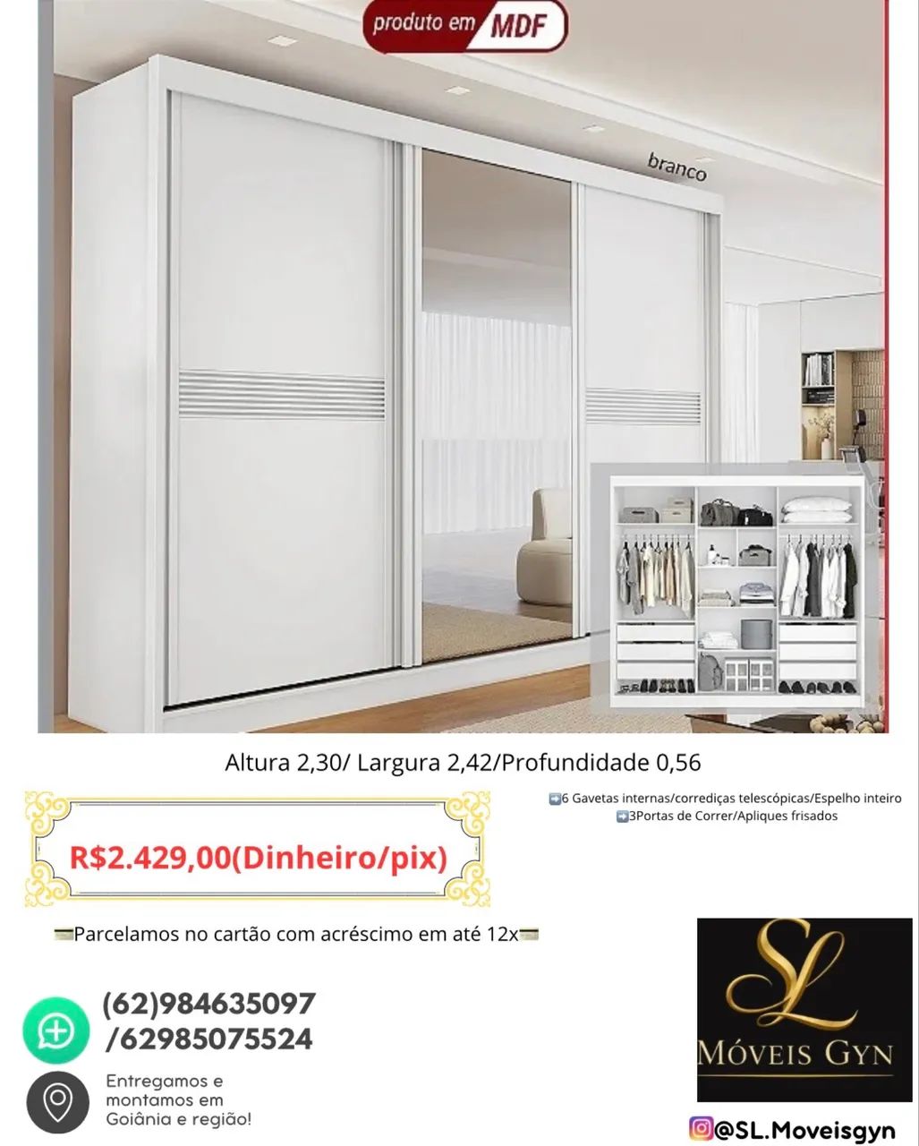 Guarda Roupa M38922 - Foto 3
