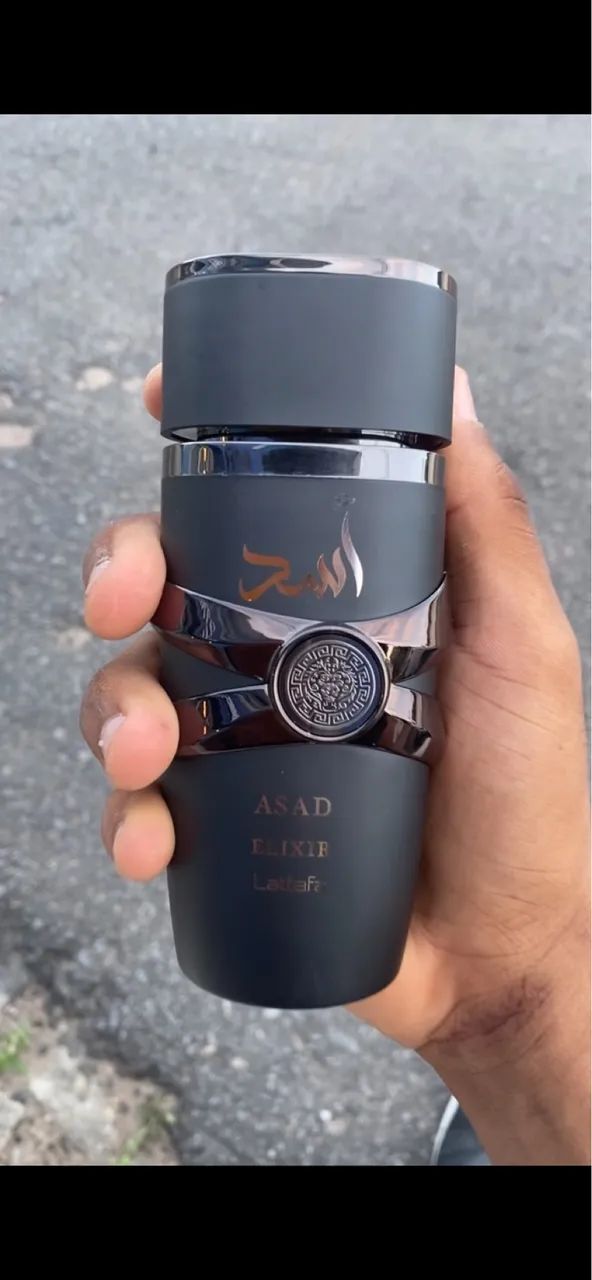 Perfume Lattafa Asad Elixir 100ml - Praticamente Novo (Usado 1 vez)
