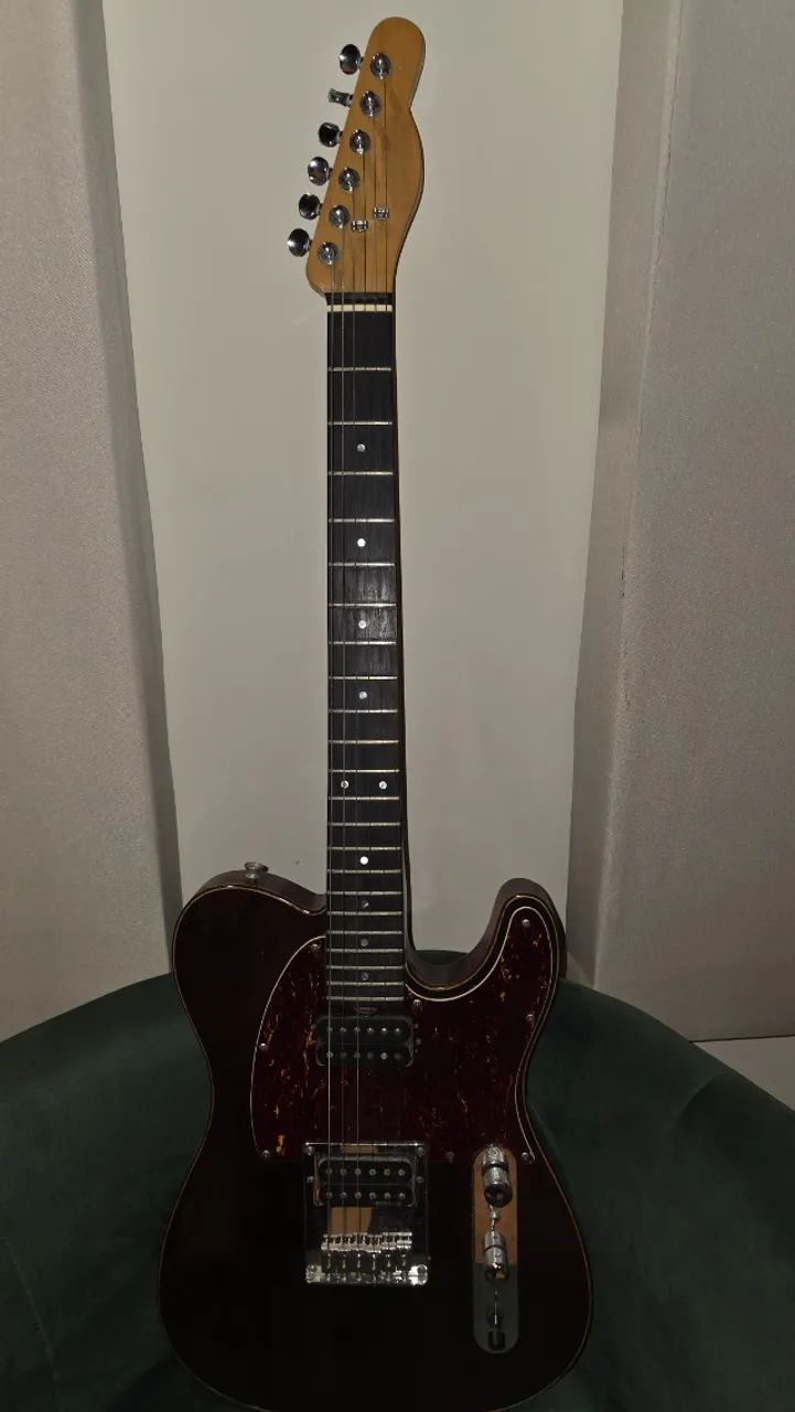 Guitarra Telecaster de Luthier impecável - Foto 4