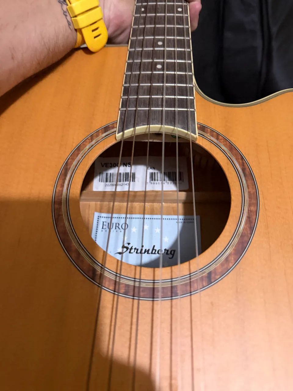 VIOLÃO ELETROACÚSTICO STRINBERG VIENNA VE30C NS + CASE ACOLCHOADA PREMIUM - Foto 4