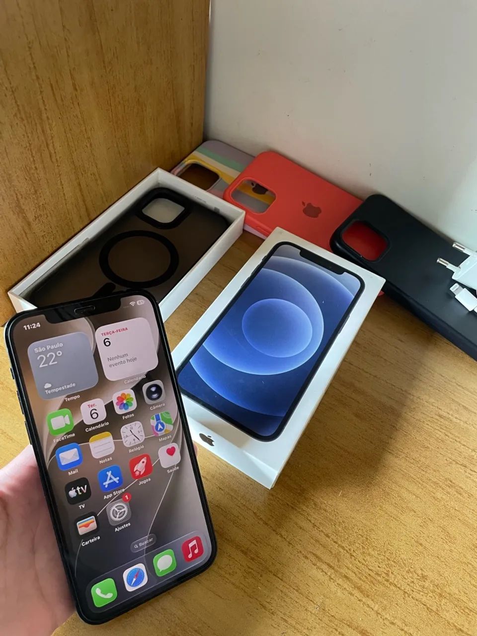IPHONE 12 IMPECÁVEL -COMPLETO - Foto 4