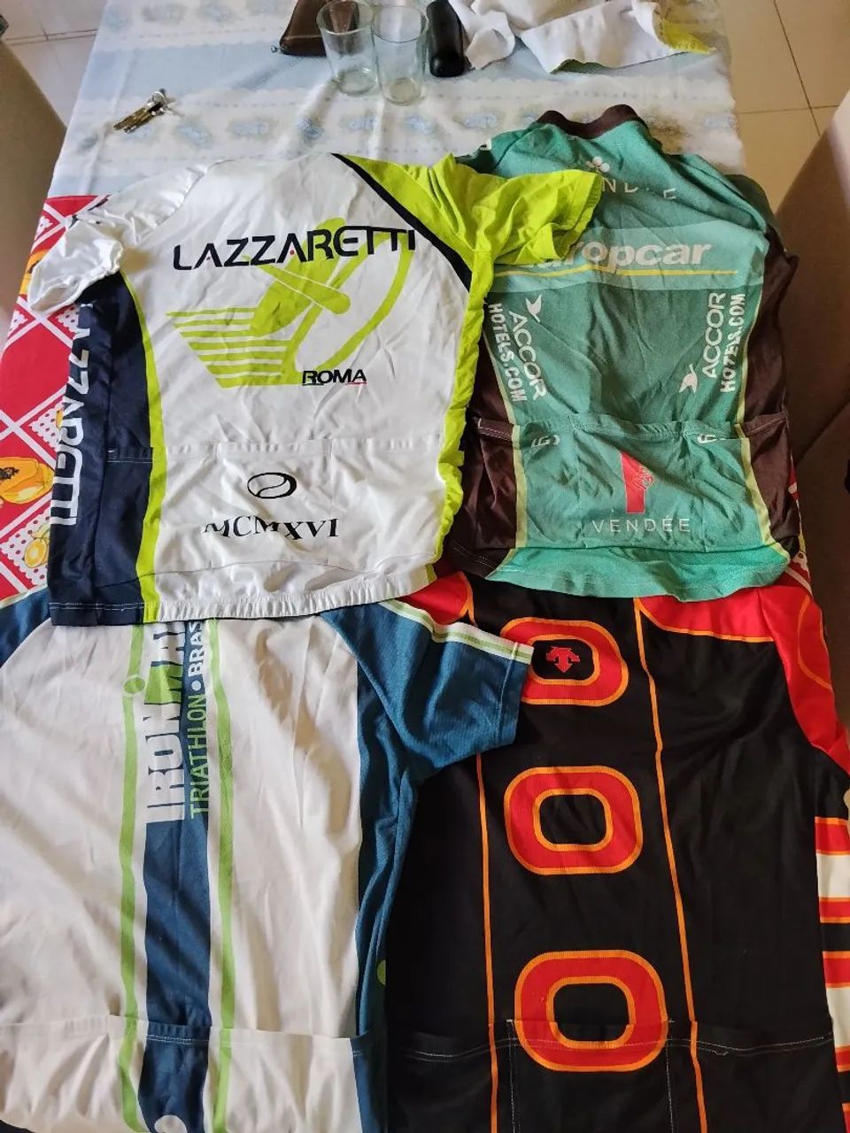 Roupa de ciclistas 