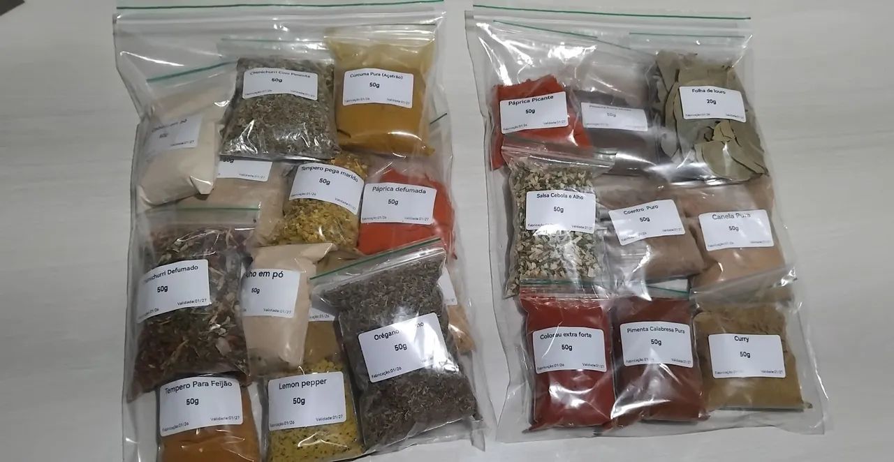 Kit Mês (20 Tipos De Temperos Com 50g cada) - Foto 3