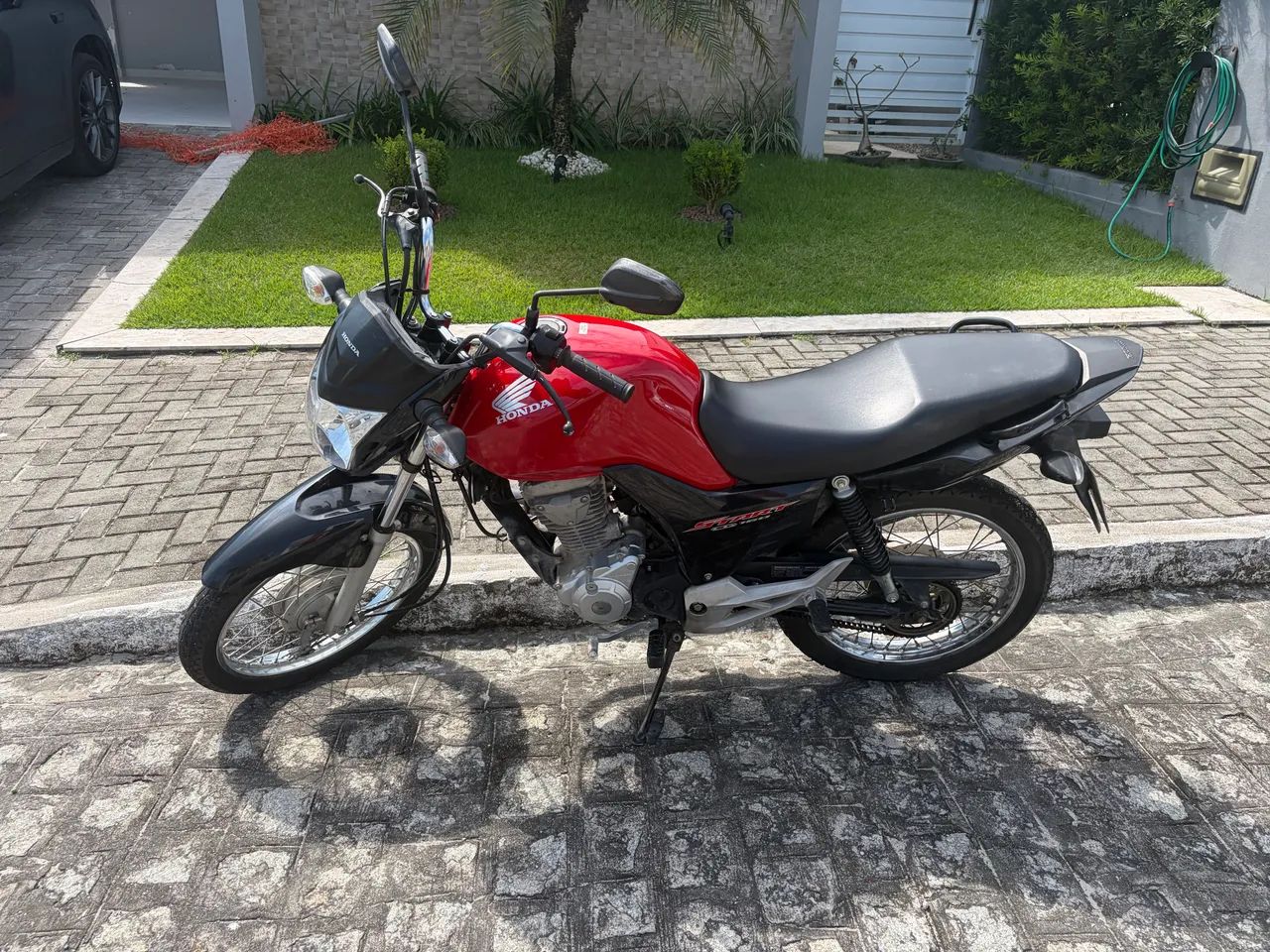 Moto CG 160 Start vermelha 2024 - Foto 5