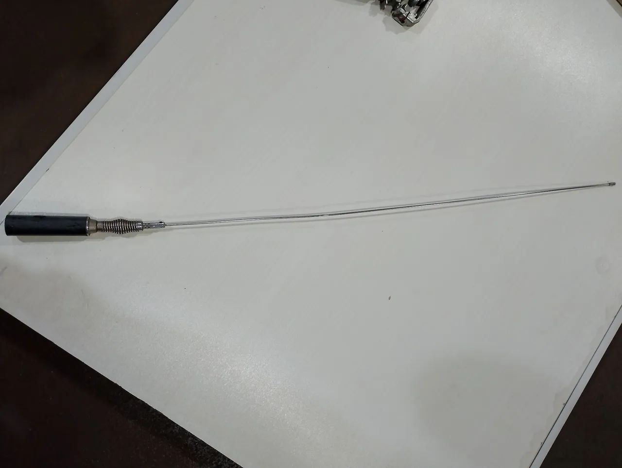 Antena com bobina móvel para PX cromada, super conservada e resistente  - Foto 2