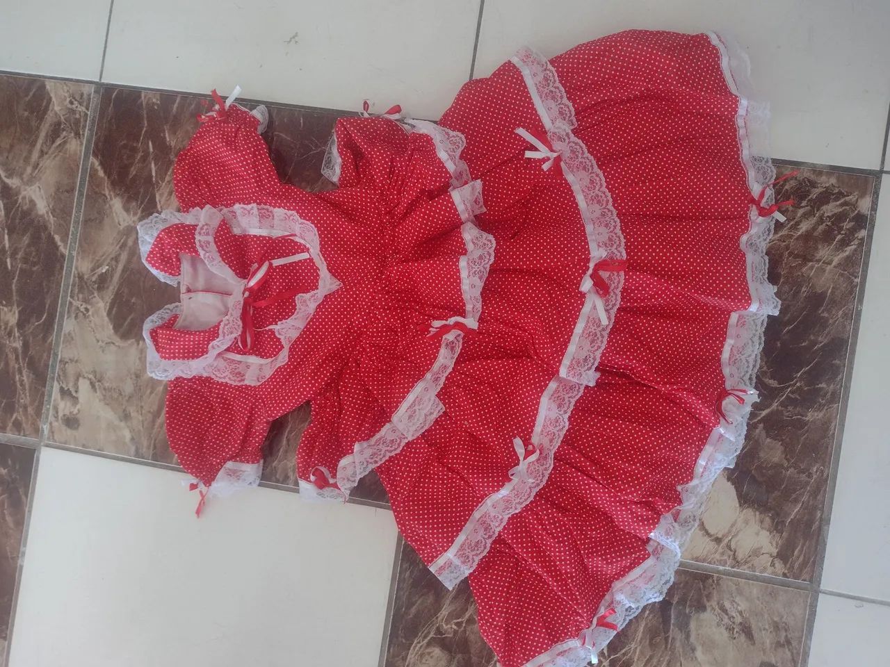 Vestido junino infantil 