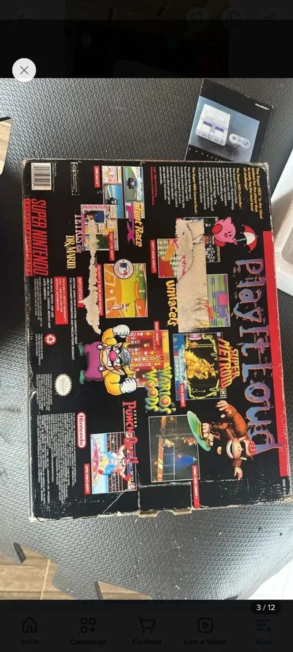 Super Nintendo na caixa  - Foto 2