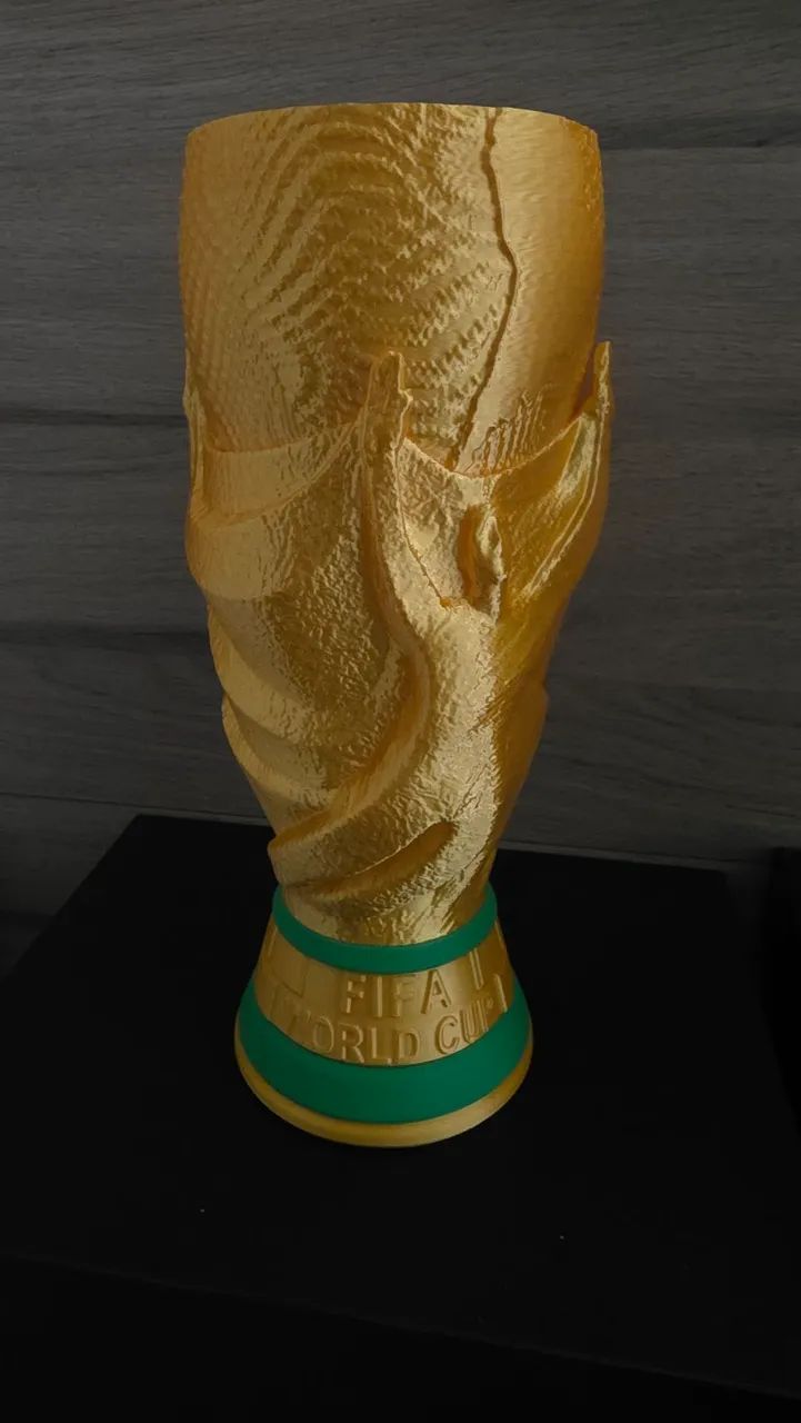 Taça da copa do mundo em 3D suporte para copo Stanley - Foto 2