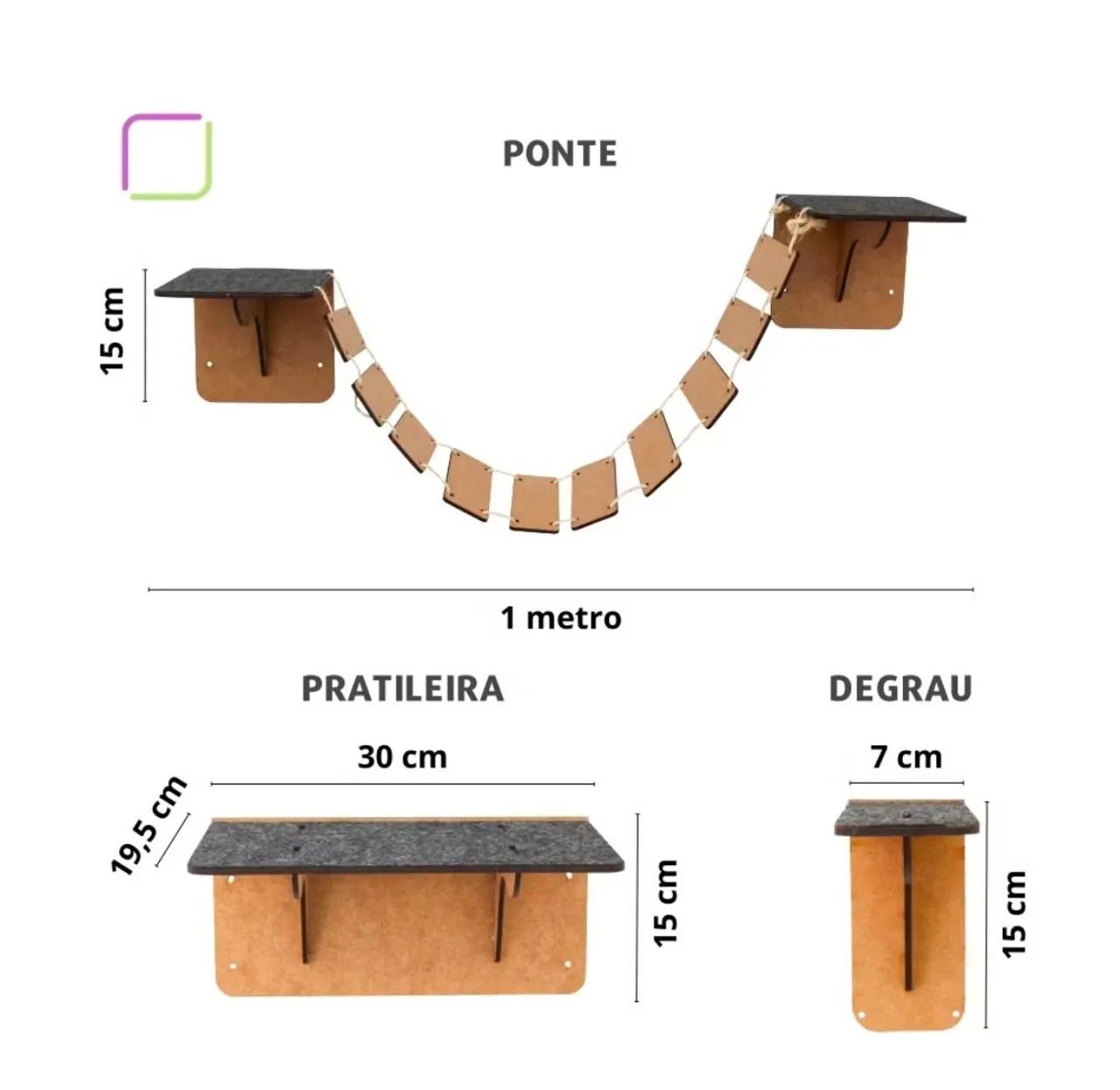 Playground completo para gatos - Foto 2