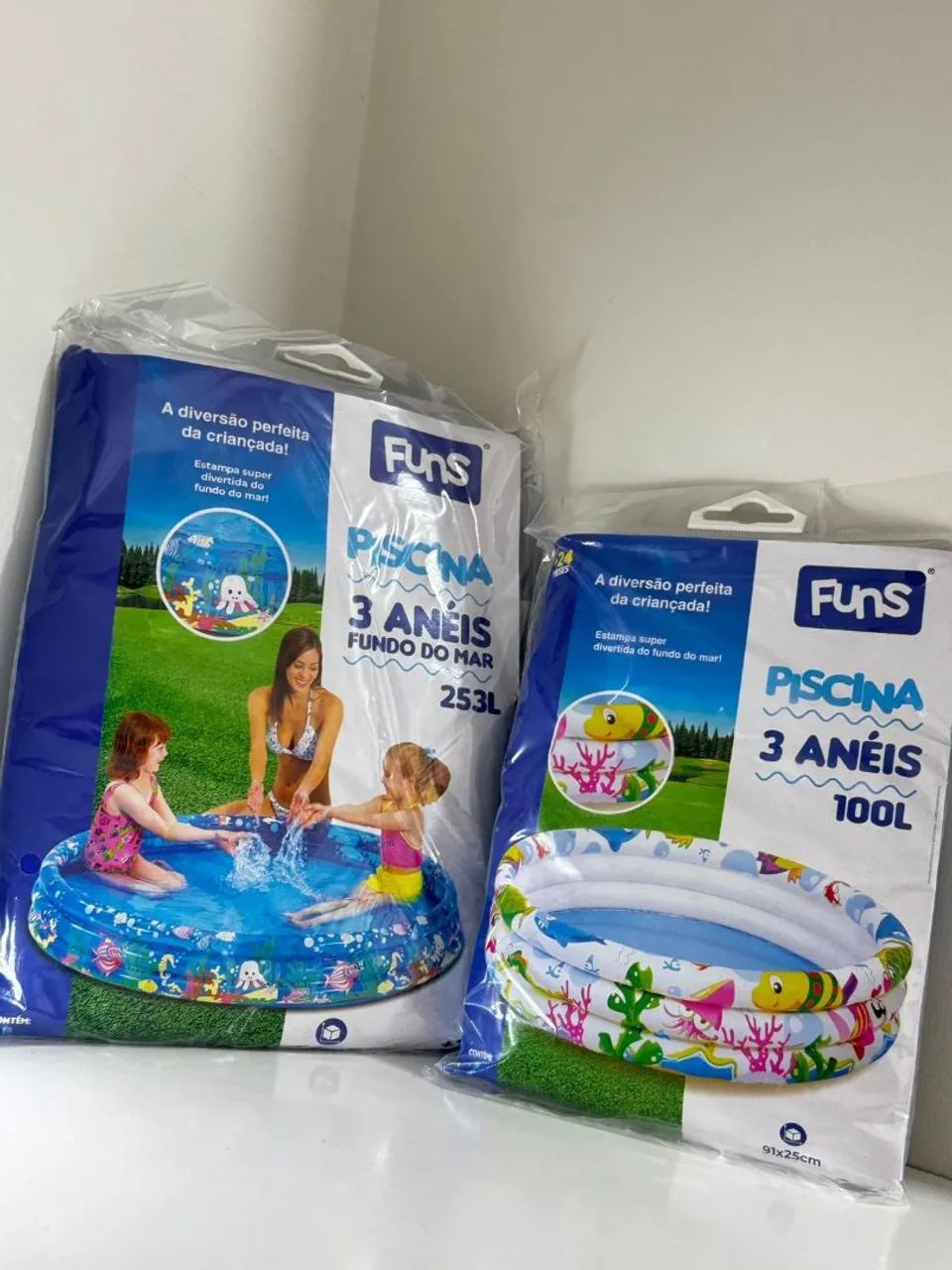 Piscina infantil 100L e 253 Litros - Foto 4