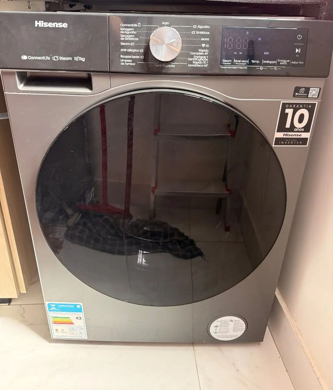 LAVA E SECA HISENSE 11KILOS - Foto 4