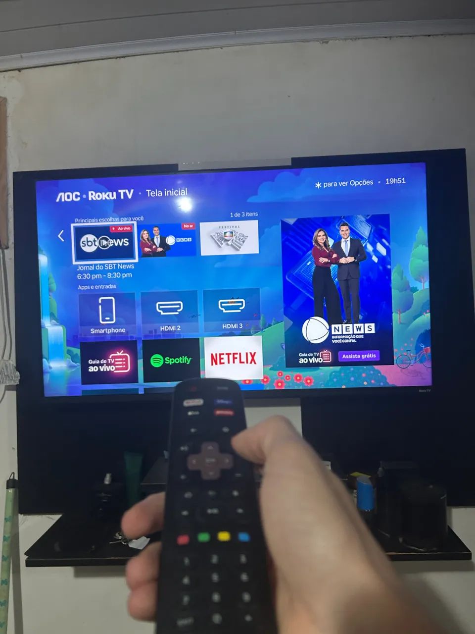 Televisão em ótimo estado, 43 polegadas - Foto 3