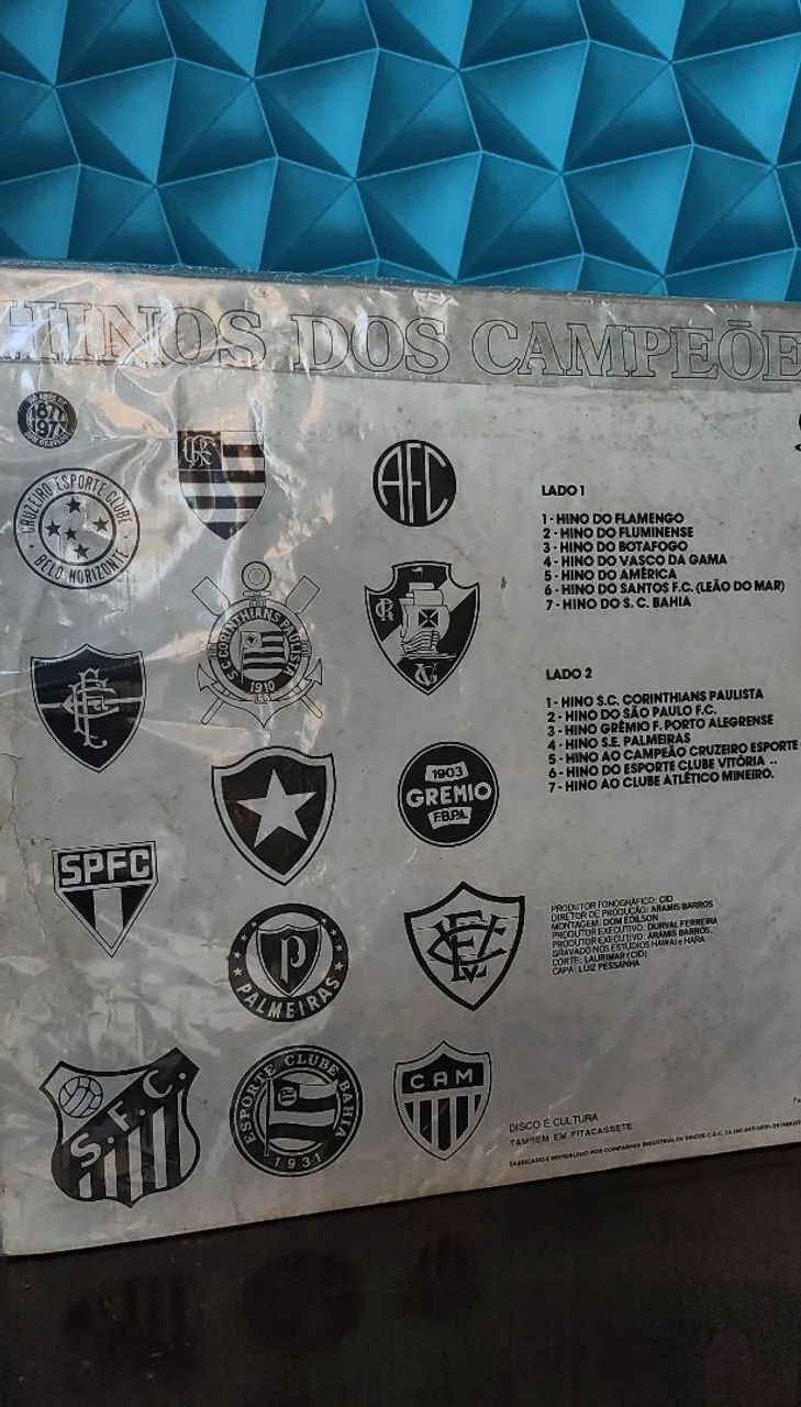 LP RARO - Disco de Vinil: Hino dos Campeões - Foto 4