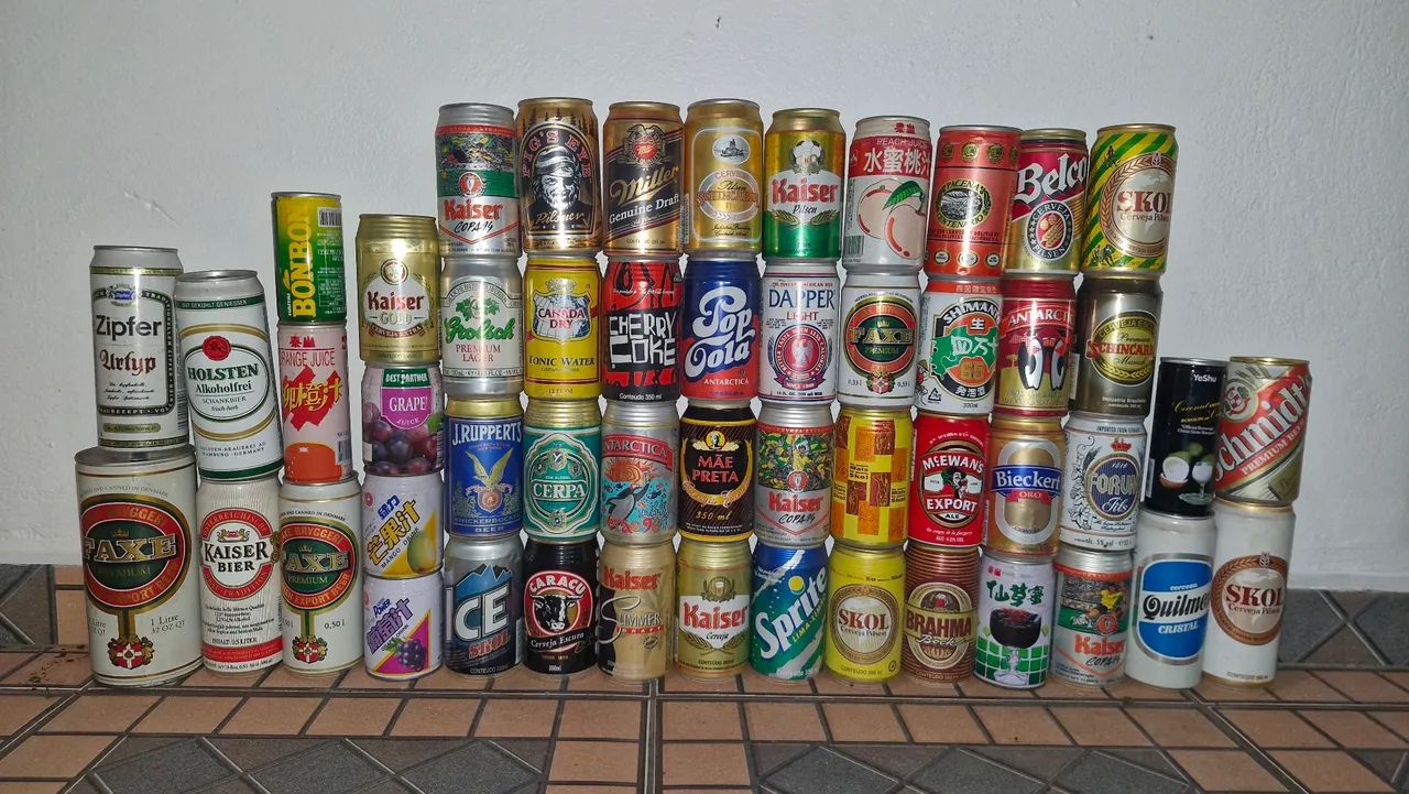 Coleção Latas vintage
