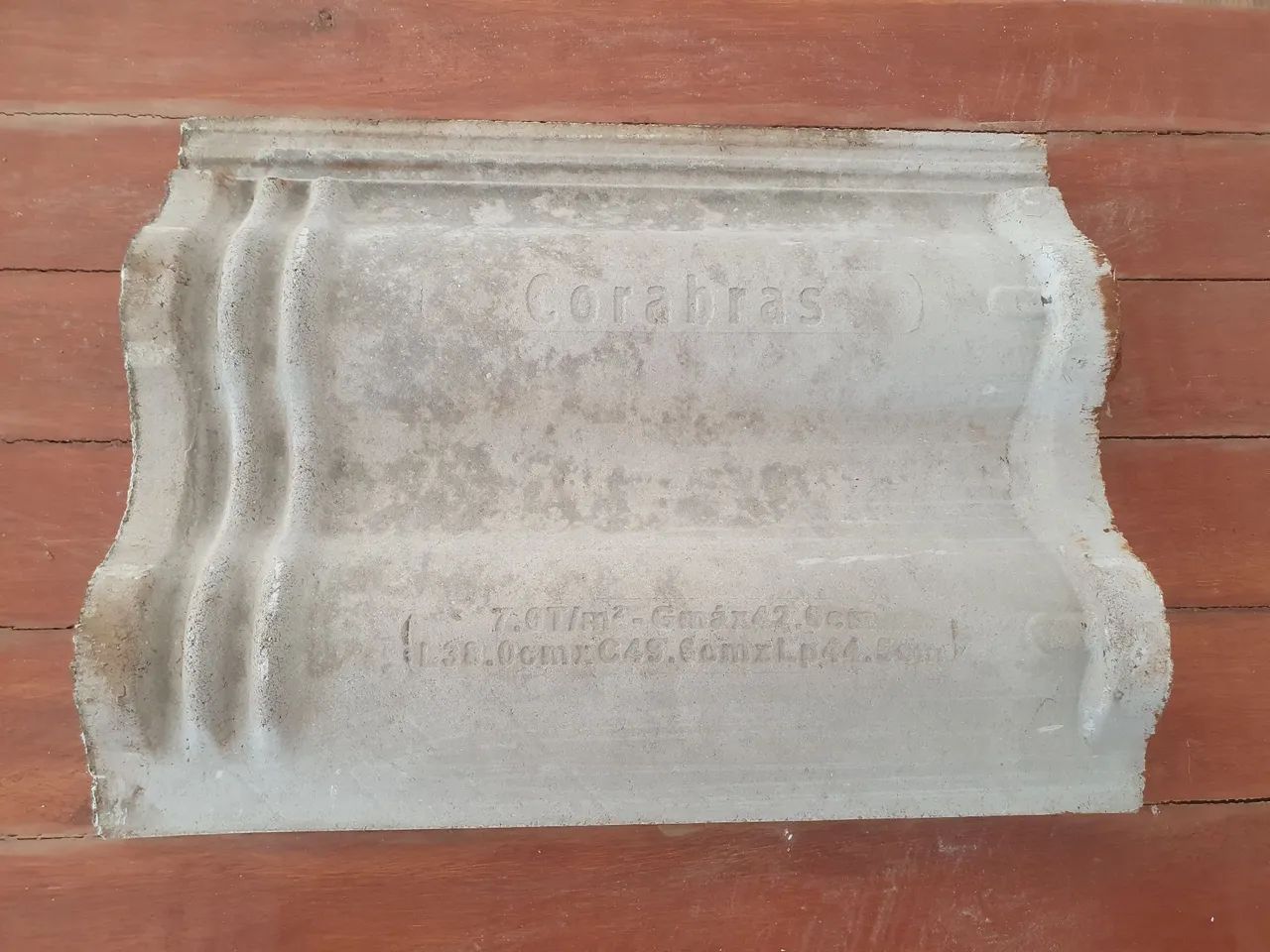 Vendo 1300 Telhas de concreto CORABRAS - Foto 2