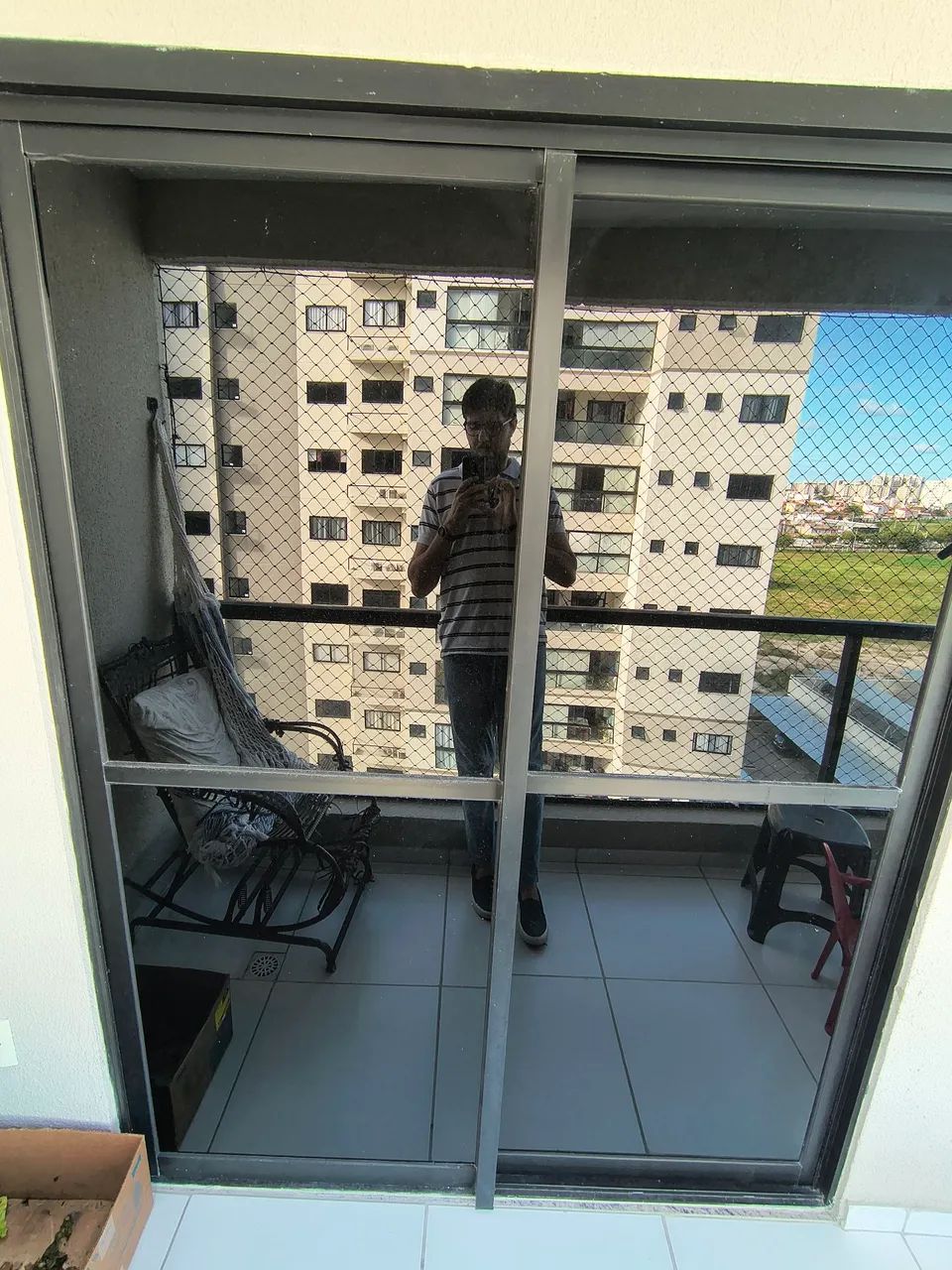 Porta correr de alumínio 