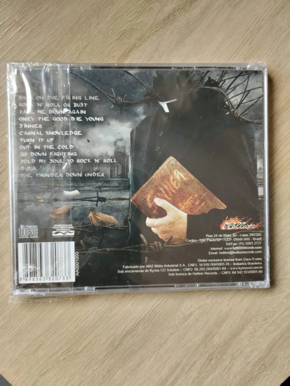 CD Autografado Dave Evans AC/DC - Foto 2