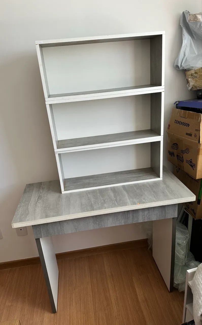 Mesa de estudos com 4 nichos  - Foto 4