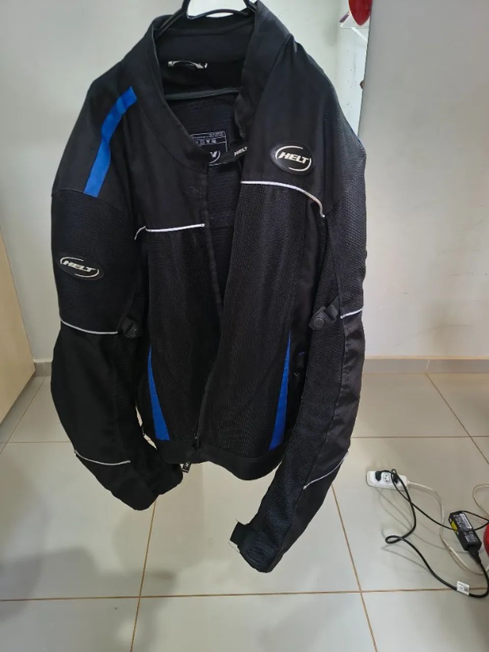 Conjunto Jaqueta e calça de proteção moto, impermeavel, original helmet - Foto 3