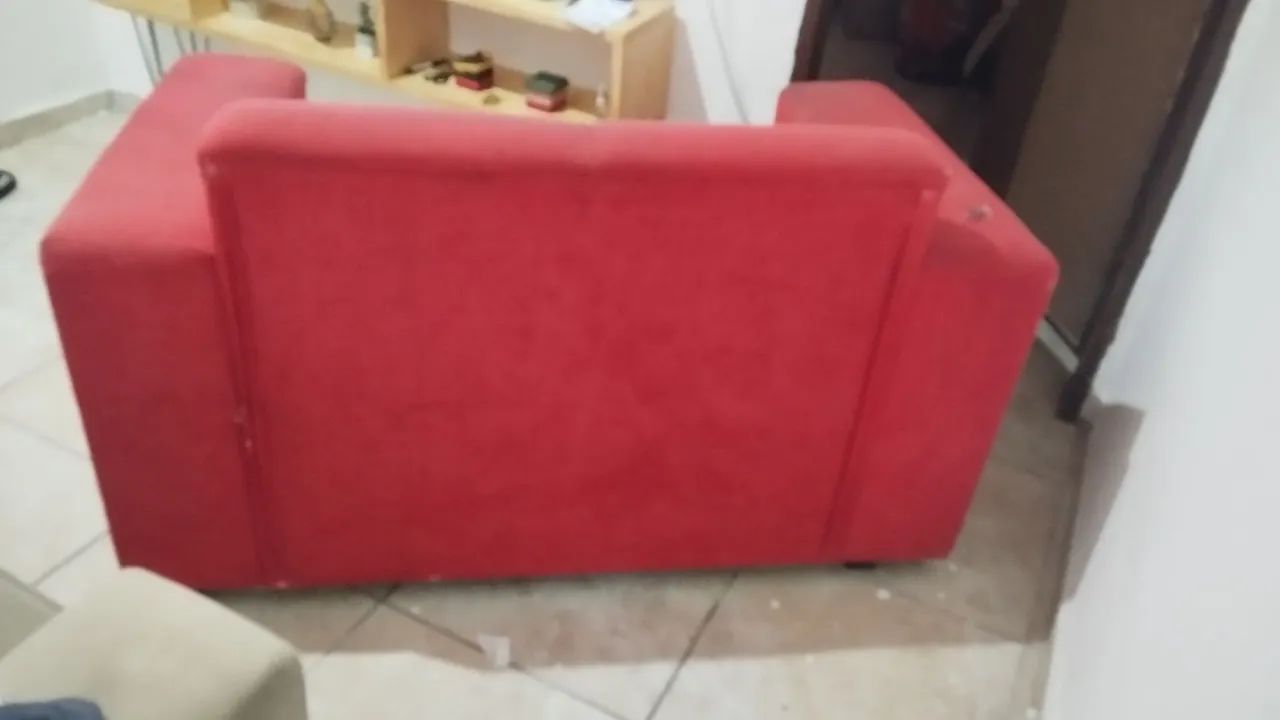 SOFA VERMELHO 2 LUGARES  - Foto 3