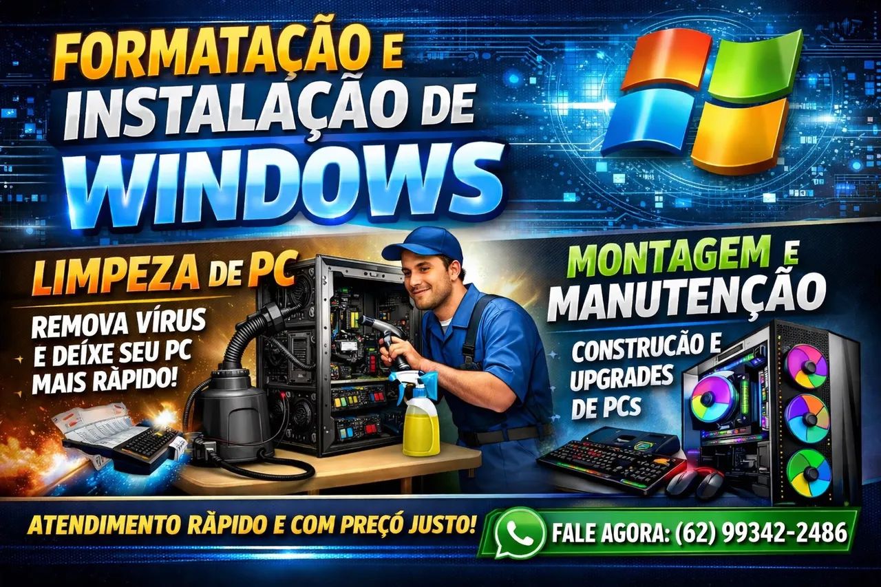 Montagem e manutenções em PCs