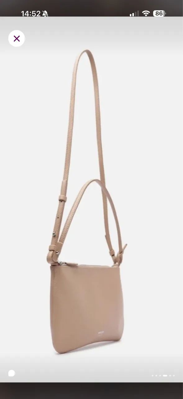 Bolsa Arezzo Morgana original nude 2 alças  - Foto 2