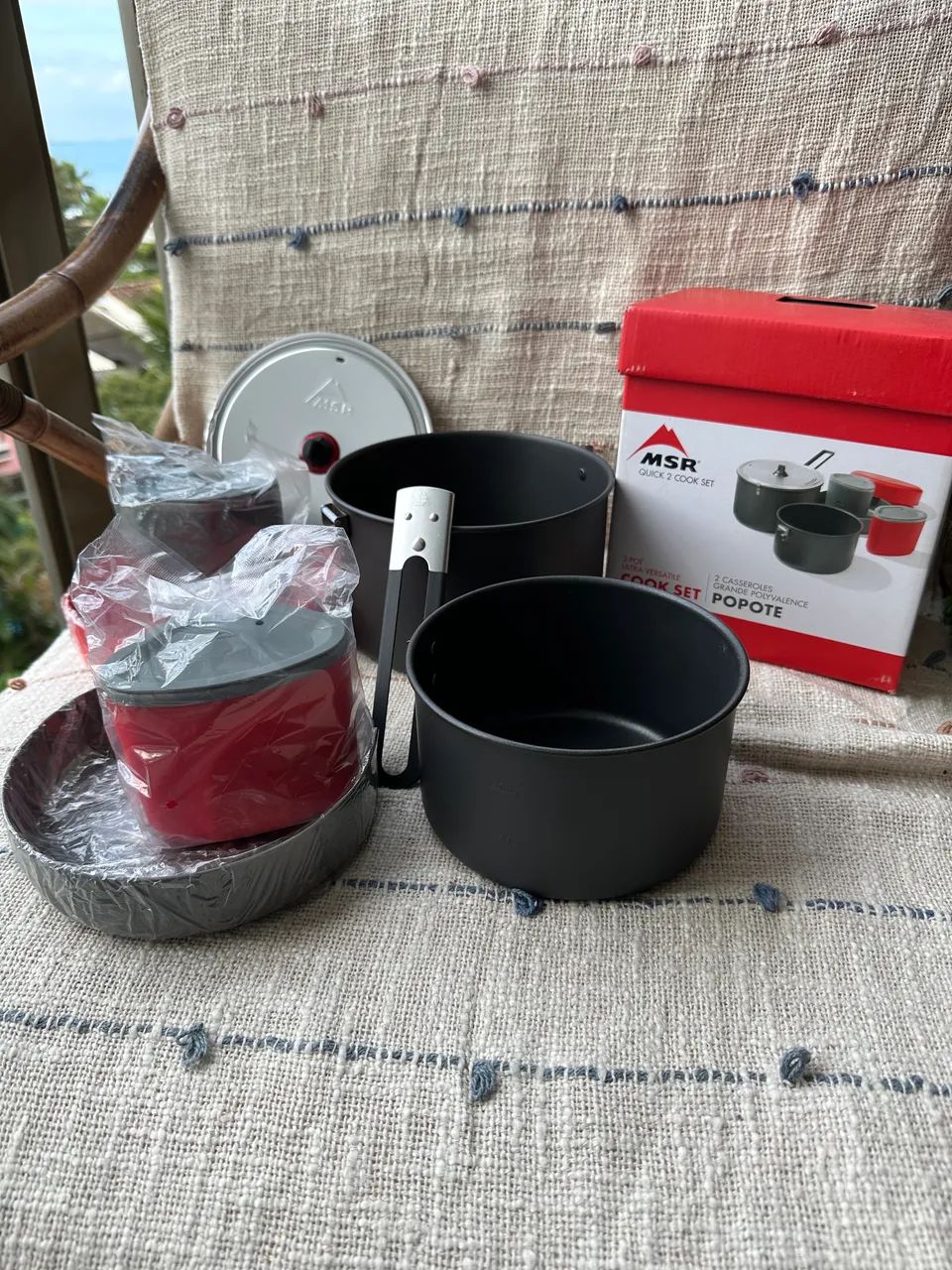 Kit MSR panelas e potes para camping 