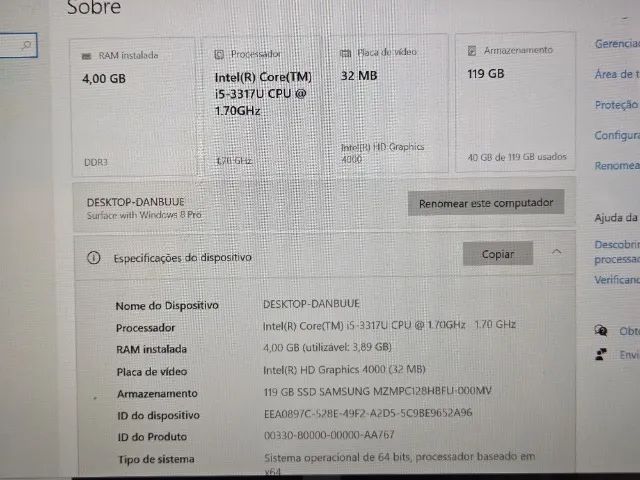 Microsoft Surface Pro ? i5 / 4 GB / SSD 128 GB - Foto 2