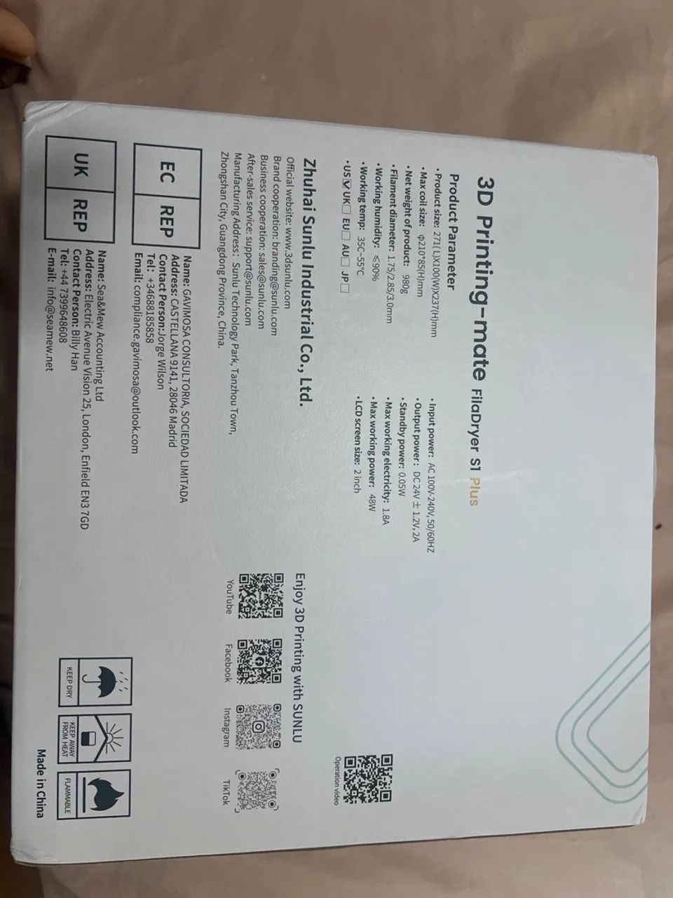VENDO ? SUNLU FilaDryer S1 Plus  - Foto 2
