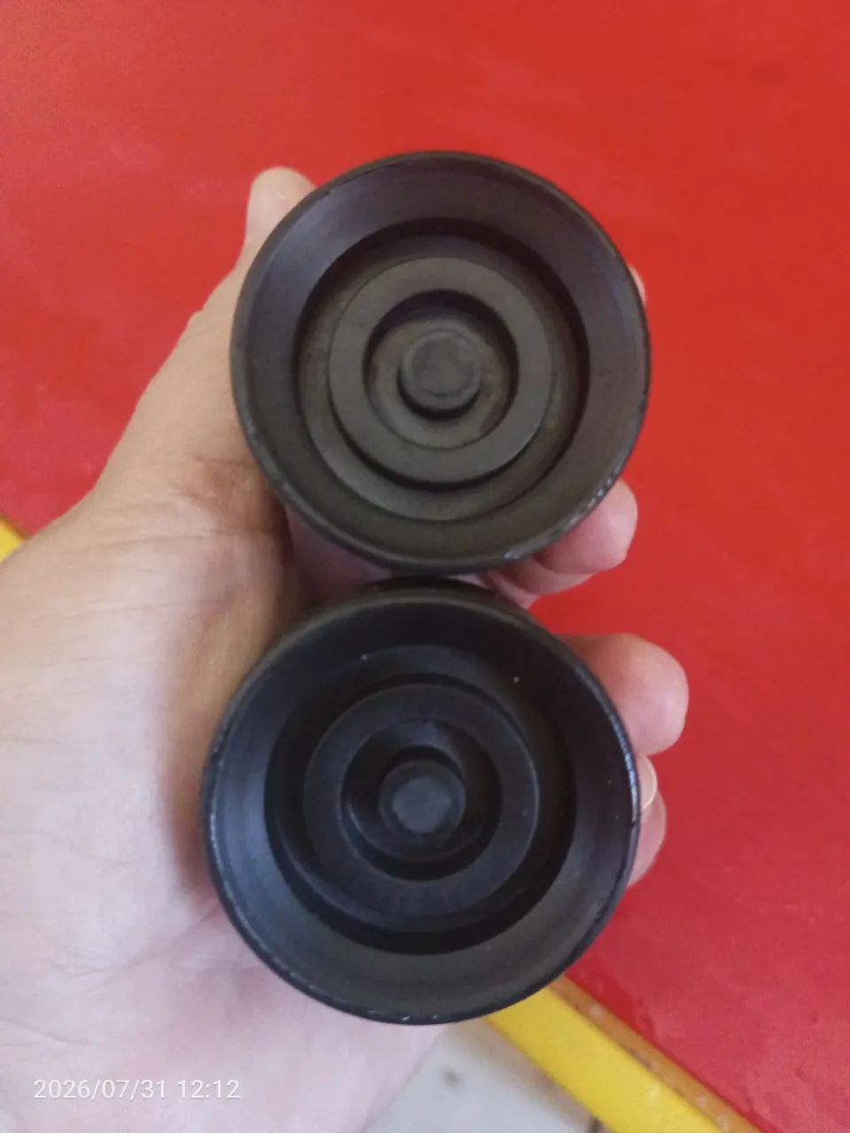 Par de Ponteira para moleta pé de borracha  - Foto 2