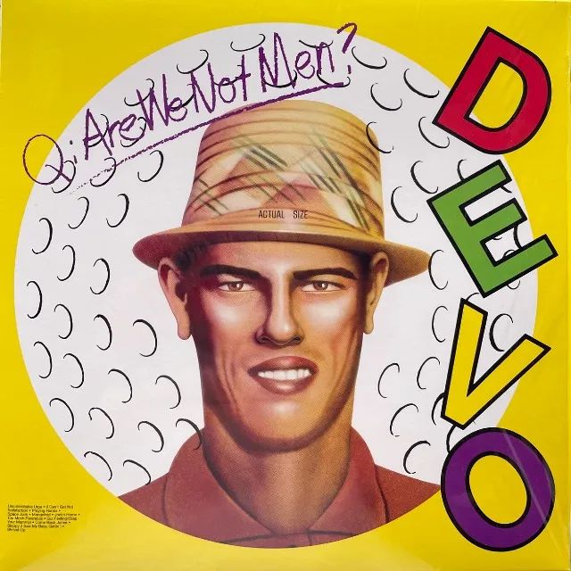 LP Devo - Are We Not Men/We Are Devo (1978) - Vinil BRANCO Importado USA (Edição Limitada)