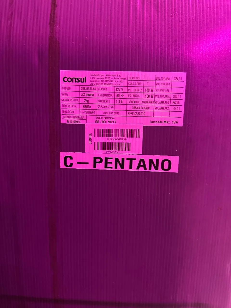Consul 300 litros Refrigerador Frostfree CRB36ABANA - Foto 5