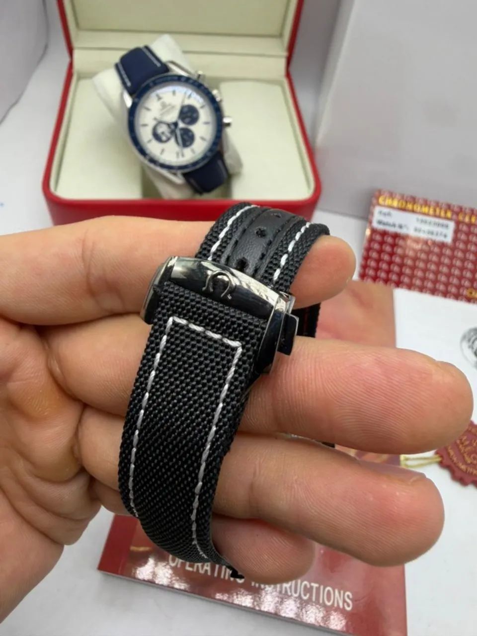Relógio Omega Speedmaster Dark Side Of The Moon - Foto 3