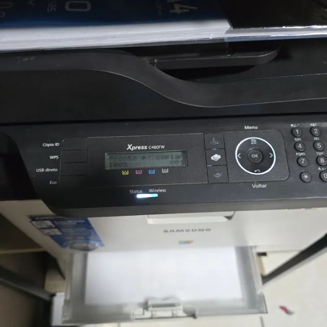 Impressora Multifuncional Laser Samsung C480fw Usada - Foto 3