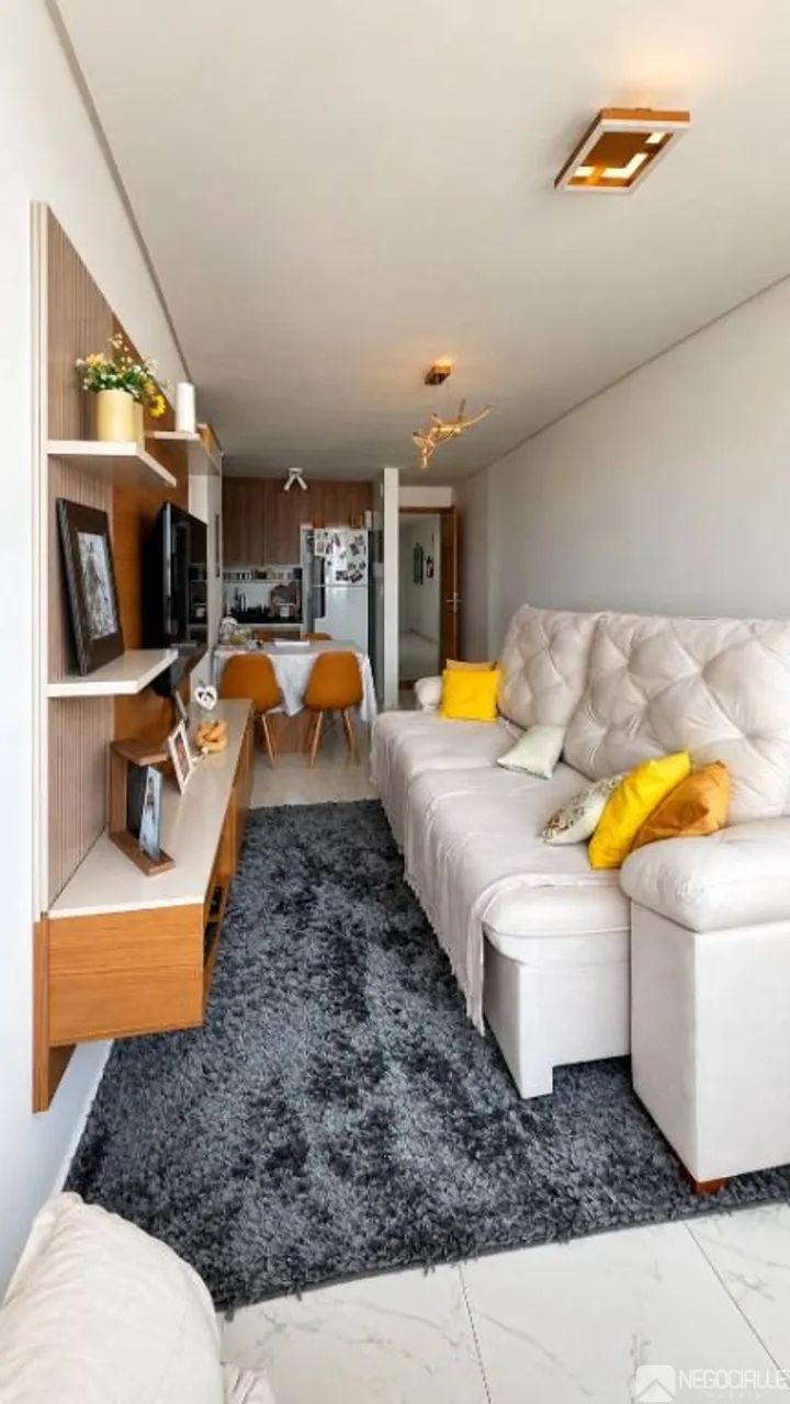 Apartamento 2 quartos mobiliado com suíte andar alto nascente lazer completo pronto - Foto 5