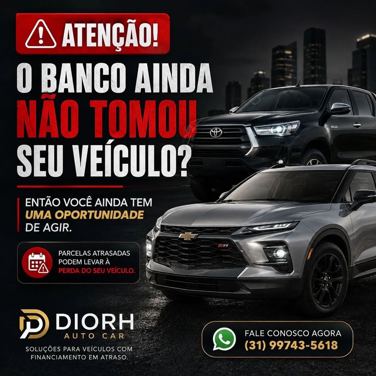 Não deixe banco buscar seu veículo  - Foto 2