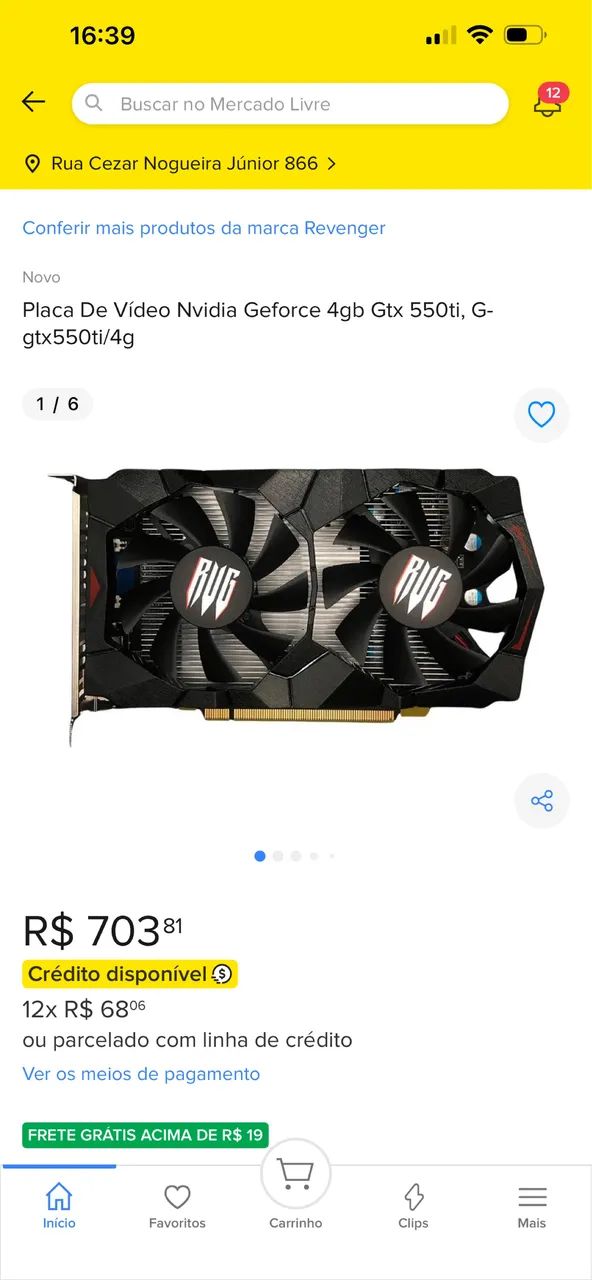 Placa de vídeo gtx550ti 4gb - R$ 350,00 - Foto 5