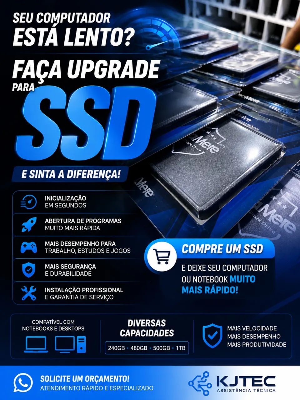 Compre um sdd e deixe seu computador ou notebook mais rápido! - Foto 2
