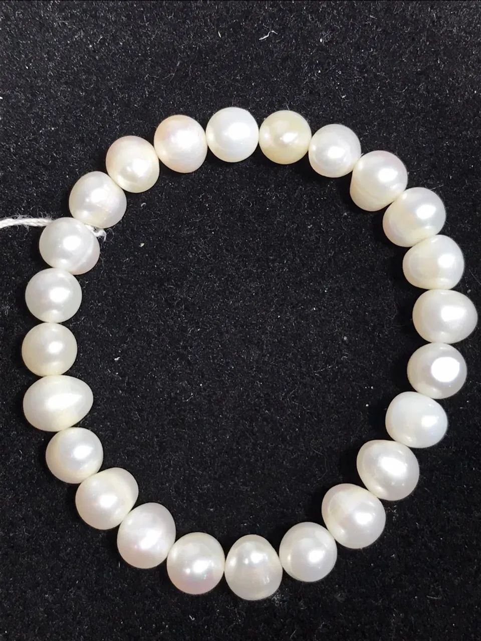 Pulseira de Pérolas Agua Doce com Elastico - Foto 3