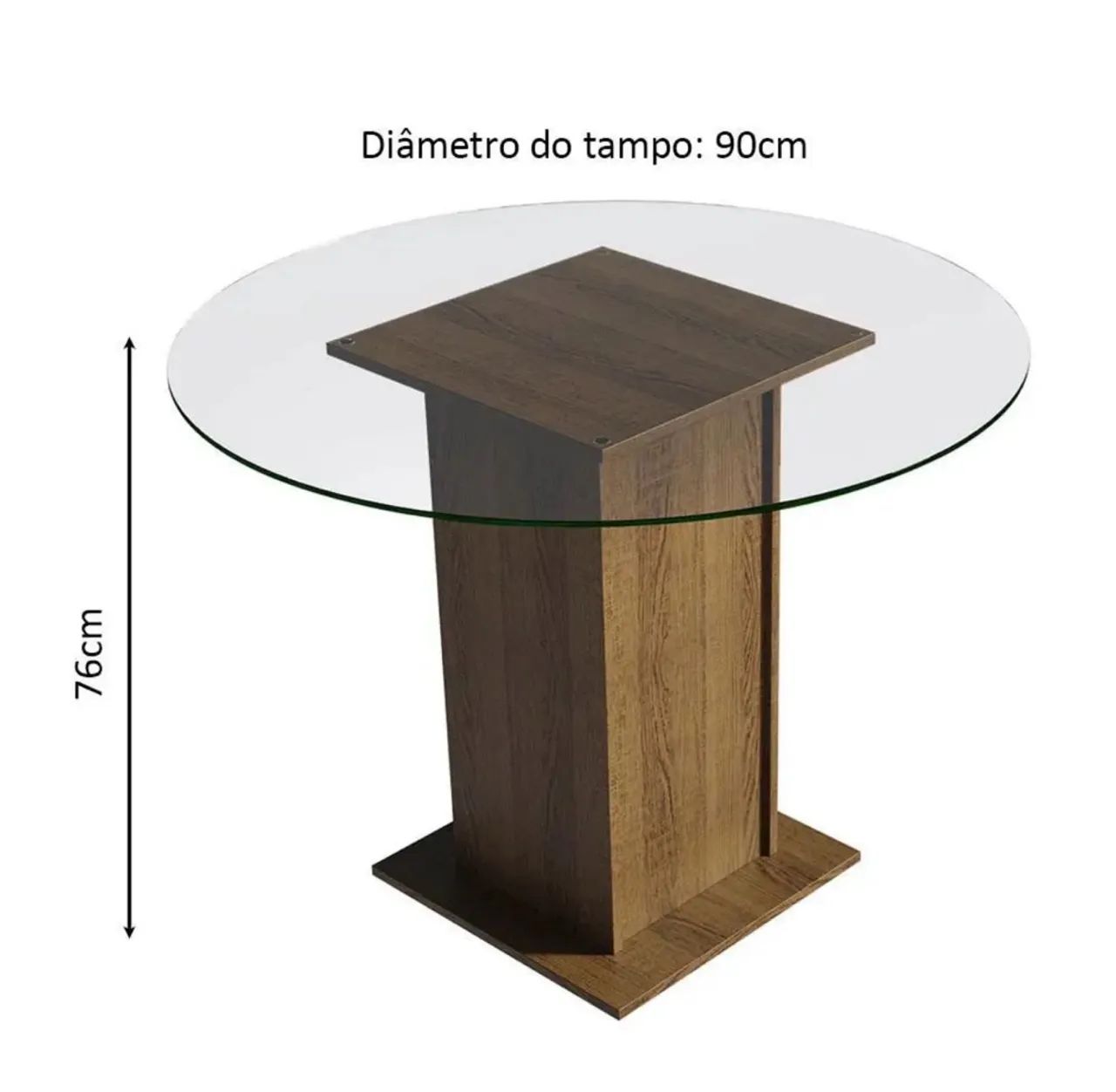 Mesa conjunto de sala com cadeira - Foto 3