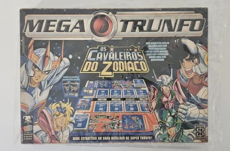 Super Trunfo Mega Trunfo Os Cavaleiros Do Zodíaco Completo [Com
