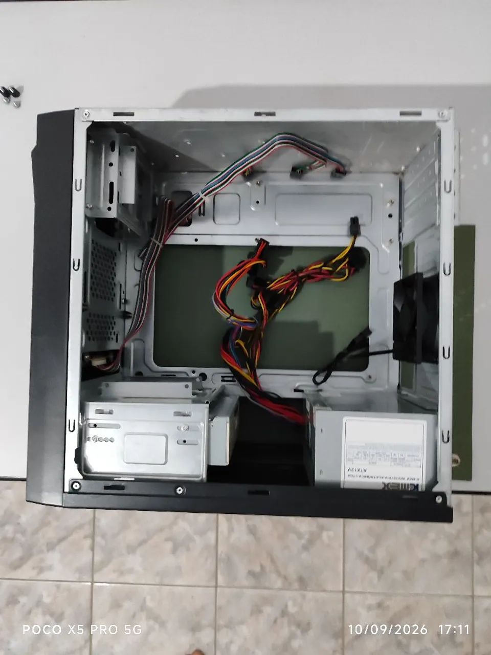 GABINETE MICRO-ATX PRETO - Foto 4