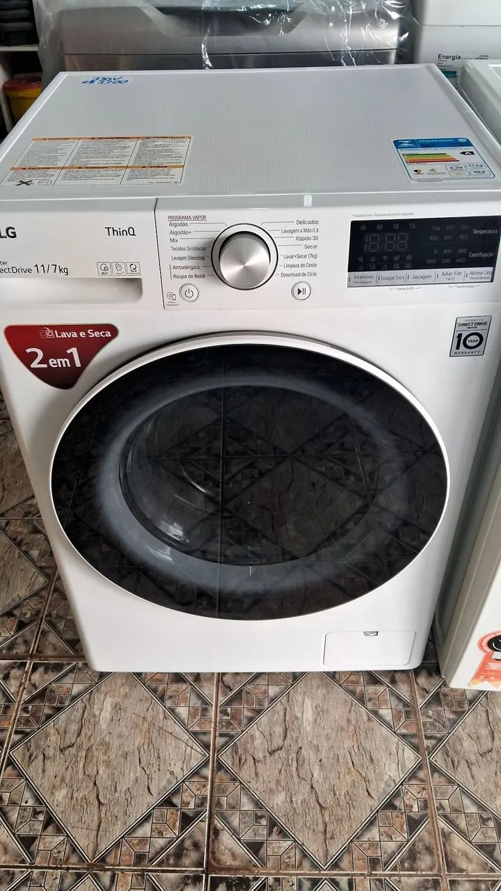 Vendo lava e seca lg 11kg 220v  - Foto 2