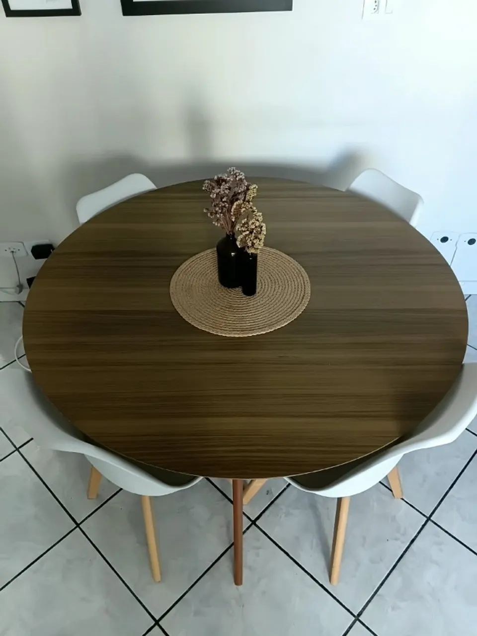 Mesa de jantar redonda